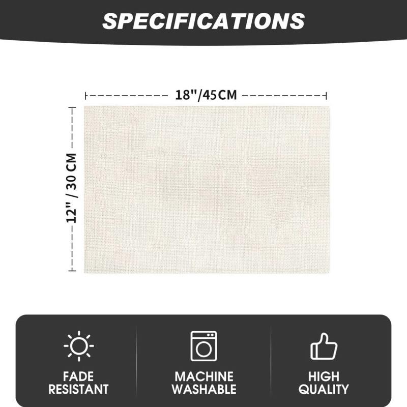 Fresh Daisy Countryside Style Meal Mat Insulation Table Mat Home Kitchen Dining Room Desktop Decoration Accessories