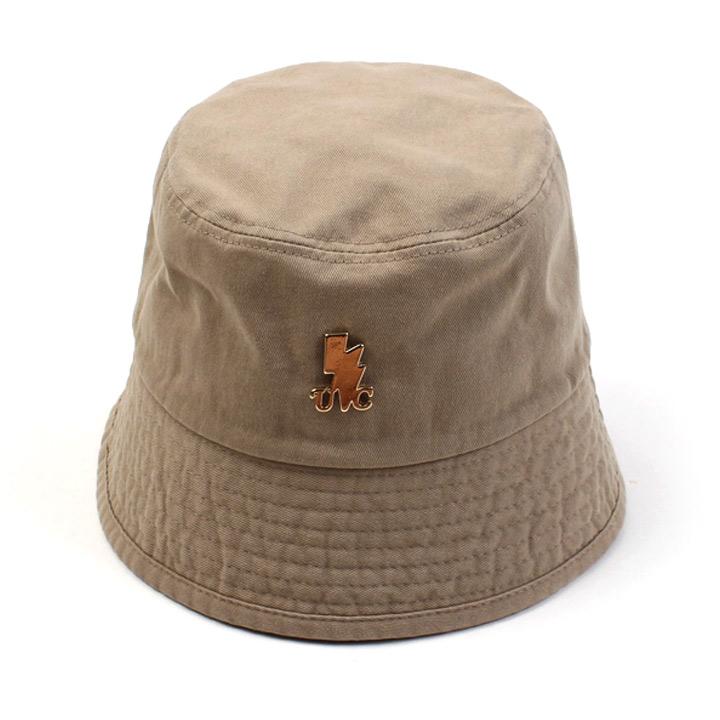 Yunibeosyeolkemiseuteuli Gd Thunder Beige Drop Heavy Bucket Hat