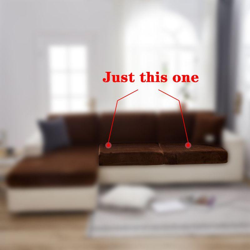 Stretch Velvet Sofa Cushion Cover Elegant Home Decor Velvet Seat Slipcover
