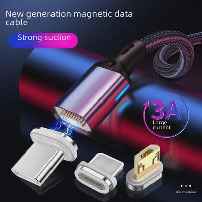 Apple, Huawei ve Android için 11. Nesil Manyetik Veri Kablosu - Süper Stabil, QC3A, Type-C Uyumlu.