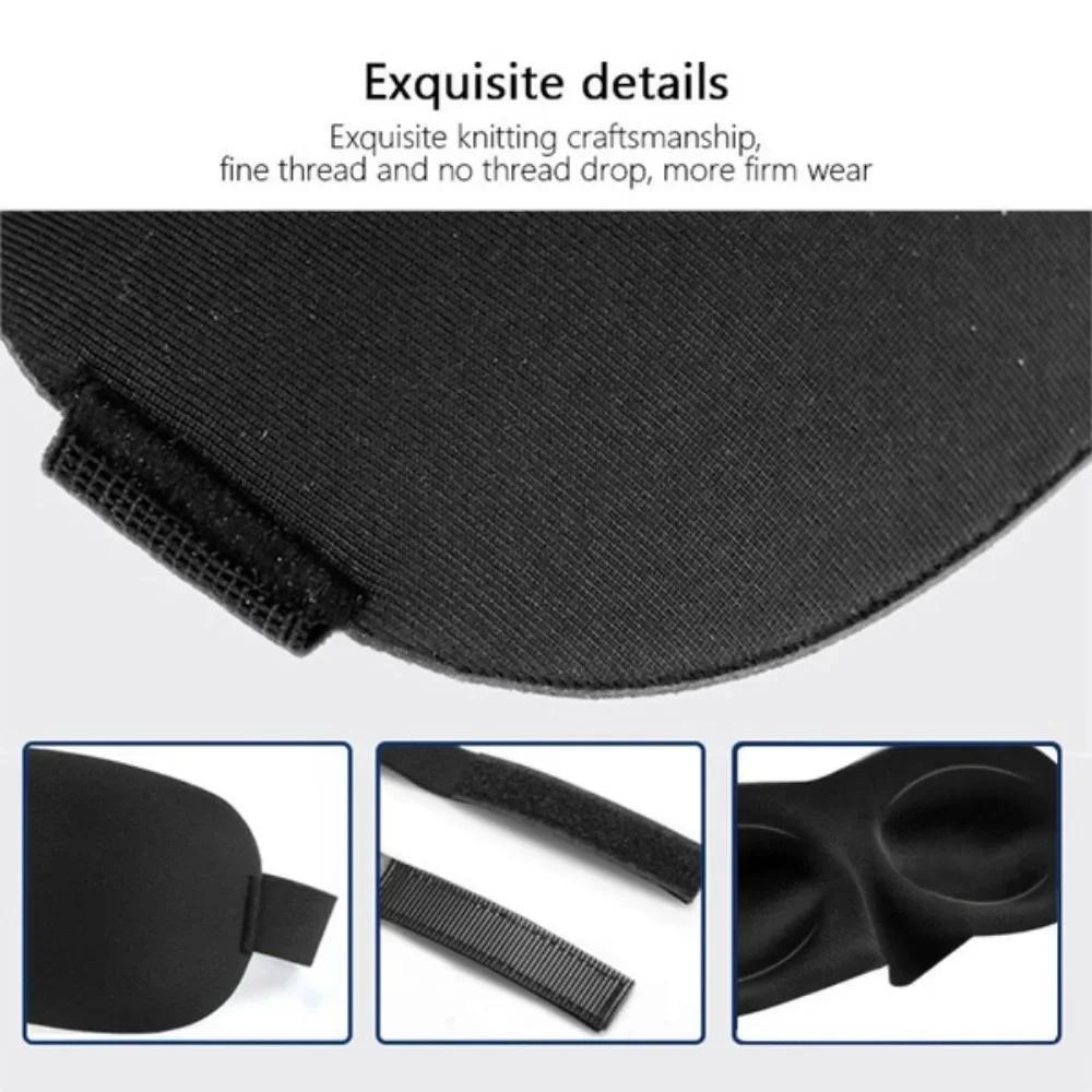 JJYY 3D Breathable Sleep Eye Mask Travel Rest Aid Soft Padded Sleep Mask Suitable for Meditation Yoga