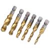 1Pc Hexagon Handle Compound Tap Drill Bits High Quality Shank Tap Drill Bits Screw Thread Bit Portable Hand Tools Drilling Tools