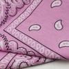 kakatrend bandana pink paisley 100% cotton adult bandana handkerchief cotton bandana unisex durag large 55cm x 55cm