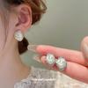 Silver Needle Irregular Baroque Pearl Stud Earrings: French Light Luxury High-End Retro Style for Women