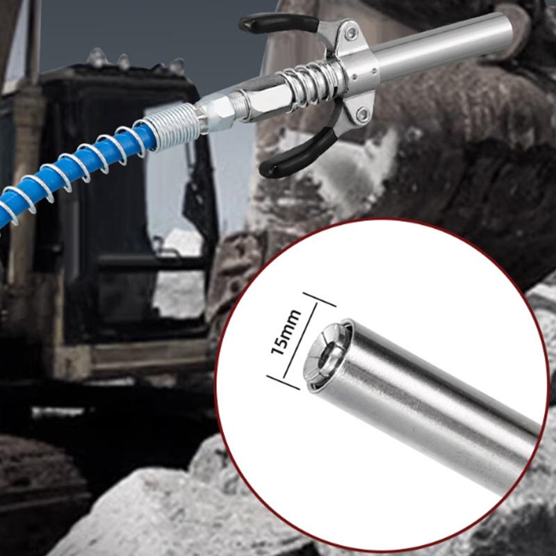 Car Syringe Lubricant Tip Grease Nozzle For Repair Grease Coupler 10000 PSI NPTI/8 Oil Pump Quick Release Grease Tip Tool