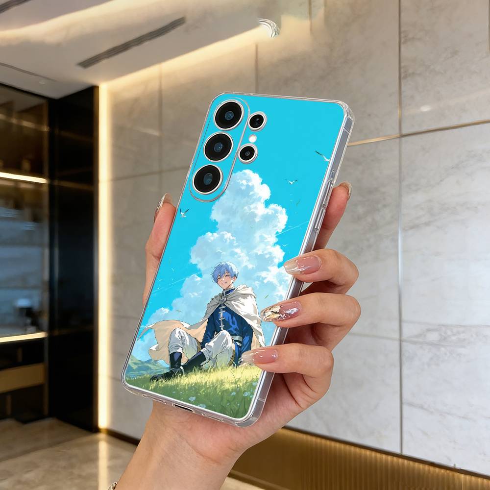 B-Beyond Journey F-Frieren And Fern Clear Soft Silicone Phone Case forSamsung S25, S24, S21, S22, S23, S30, Ultra, S20, Plus