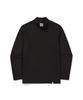 SNOWPEAK APPAREL Ribbed Mock Neck Long Sleeve T-Shirt (S26Fmftl32) Black