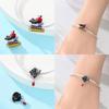 Decorative Charms Plata Originales Graduation Hat Owl Beads For Charms Copper Arm Bracelet Beads Jewellery Creating Women'S Present