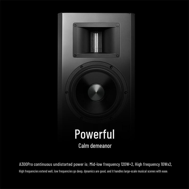 Edifier AIRPULSE A300 Pro Active Bluetooth Bookshelf Speakers CN Plug (adapter Included)