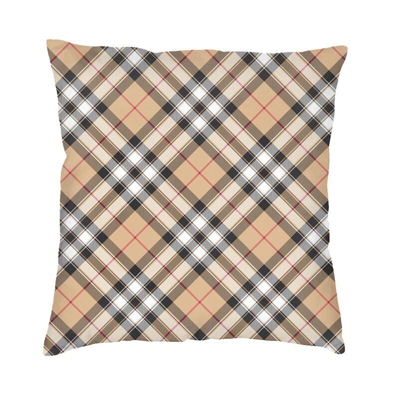 

Гольф GTI клетчатый узор наволочка украшение роскошная геометрическая текстурированная подушка украшение салона квадратная наволочка 30x30cm 12x12in