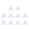 10Pcs Nail Jewelry Storage Trays Stackable Save Space Plastic Convenient Triangle Art Diamond Display Supplies