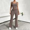 Diyun Women's 2024 Spring/Summer Casual Slim-fit Tank Top & Long Pants Set - European & American Style
