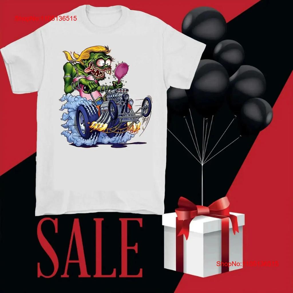 Heißes Ed Roth Rat Fink T-Shirt Schwarz Größe S 5XL Baumwolle vintage Gewaschen Grafik Weich Leicht Atmungsaktiv Oberteil Für Den Alltag
