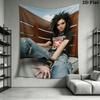 BILL KAULITZ Wall Tapestry Aesthetic Wall Hanging Printed Fabric Blanket Decorative Tapestries for Bedroom Living Room Home Decor