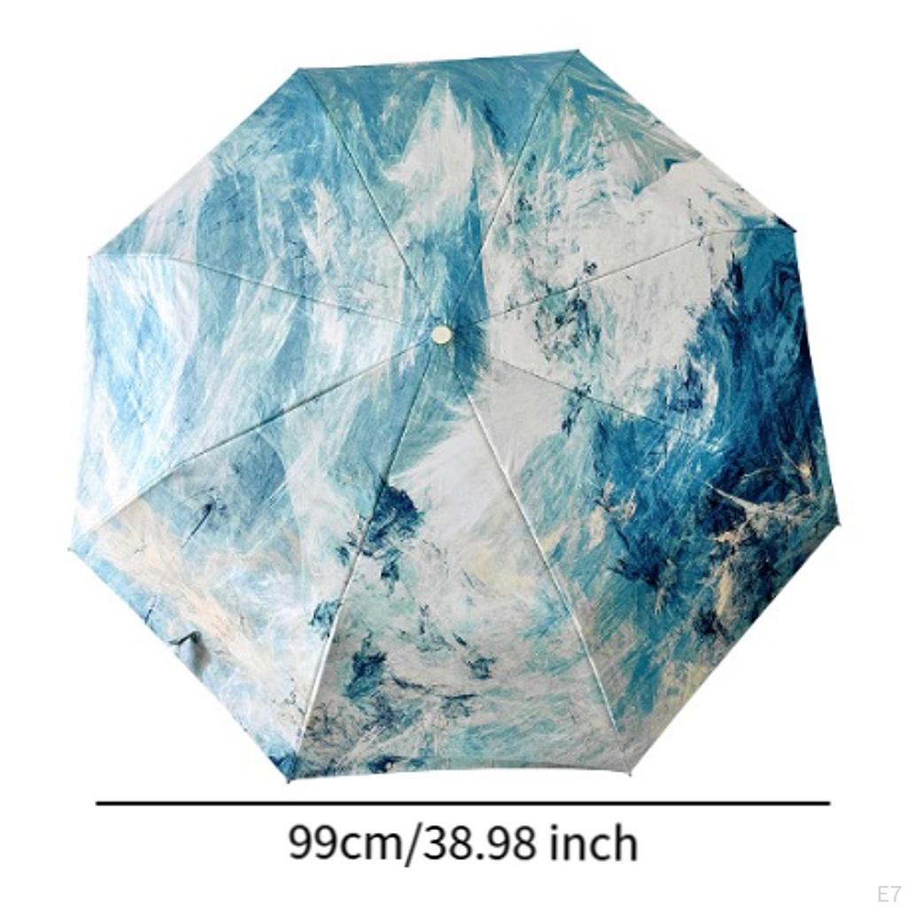 Automatic Umbrella Foldable Lightweight Sturdy Windproof Travel Multipurpose for