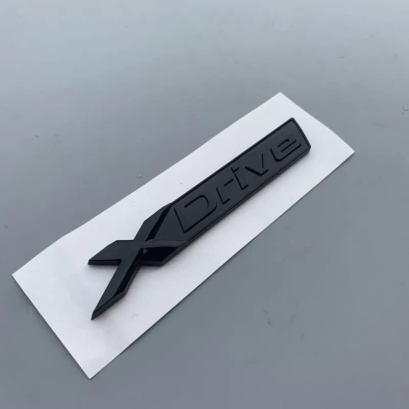 3D Car Rear Trunk Badge Xdrive Emblem Sticker Nameplate X drive Logo For BMW 320d 320i 530d 525d E60 G10 F15 F10 G20 Accessories