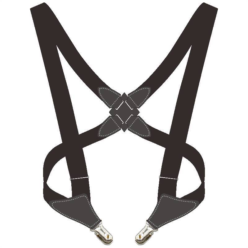 Elastic Strap Clip, Side Clip Cross Adult Men's and Women's Suspender Straps