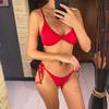 S - XL 19 Colors Pleated High Leg Cut Bikini Female Swimsuit Women Swimwear Two-Pieces Bikini Set Bather Bathing Suit Swim