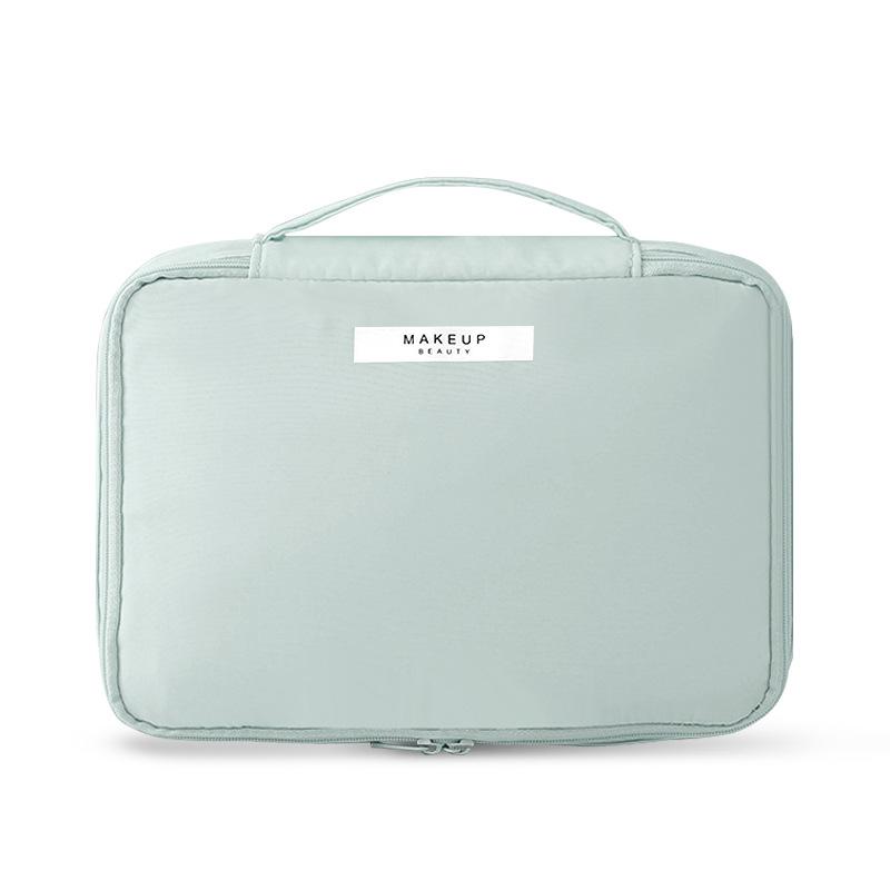 Ladies Portable Cosmetic Bag Large Capacity Travel Washing Bag Three Dimensional Makeup Travel Double-layer Waterproof Partition Storage Bag