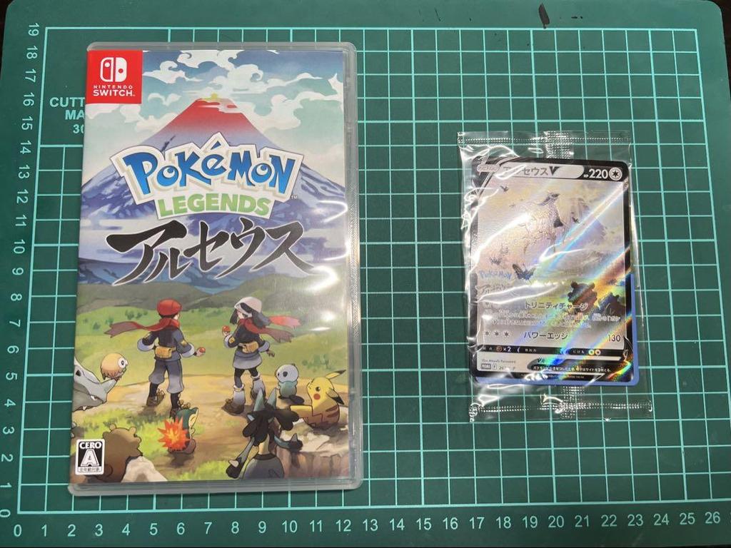 [USED] Pokemon Legends Arceus with Bonus Card