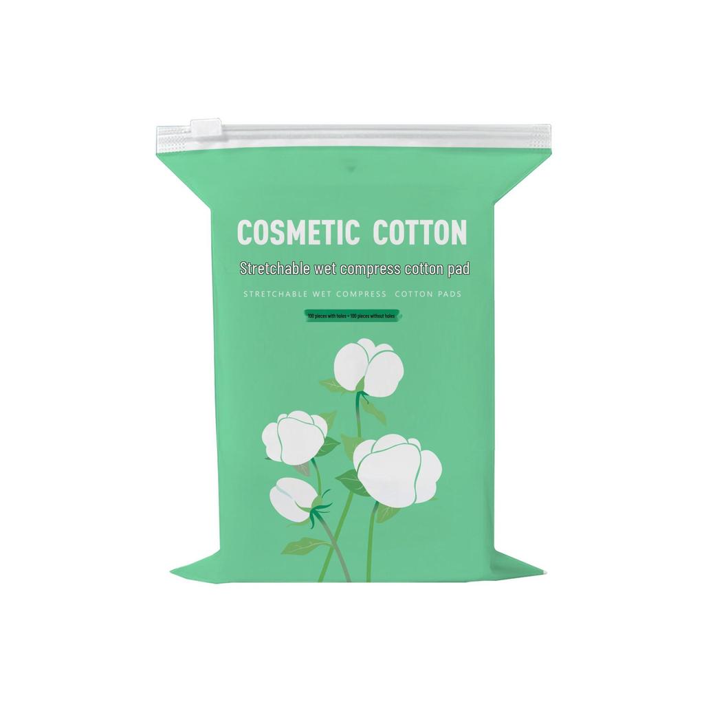Stretchable Ultra-Thin Disposable Cotton Face Pads with Pre-Cut Nose Opening