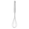 Egg Whisk Blender Silver Stainless Steel Rugged Comfortable Grip Hand Push Egg Beater for Home Kitchen