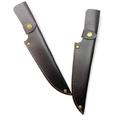 1 stücke PU Leder Feststehende Klinge Scheide Kleine Gerade Messer Abdeckung Halter Lagerung Tasche Hosen Outdoor Tragbare mit Schnallen