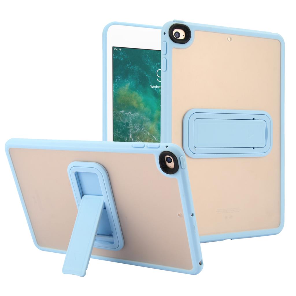 For iPad mini (2019) 7.9 Inch/mini 4 Case with Kickstand TPU+PC Skin-Touch Tablet Cover