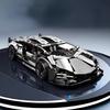 2024 Silver supercar RC Tech Racer 1:14DIY building block assembly building block car toy birthday gift