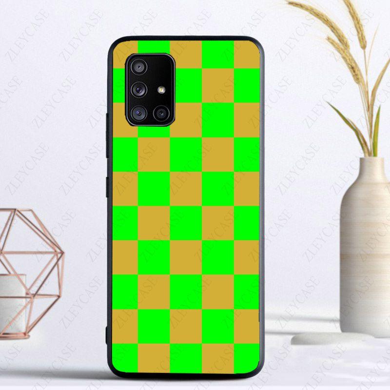 Checkerboard Plaid Checked Checkered Funda For Samsung Galaxy A13 A53 A11 A12 A32 A22 A52S A41 A42 A33 A20E A30S A40 A21S Cases