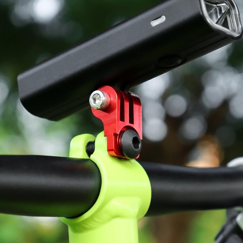 Versatiles Folding Bike Light Brackets Reliability Bicycles Light Brackets for Daily Commutes and Night Cycling