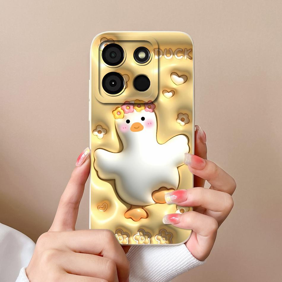 For Itel A60 A60S Case Cute Design Soft Liquid Silicone Shockproof Bumper For Itel A60 S Camera Protection High Quality Fundas