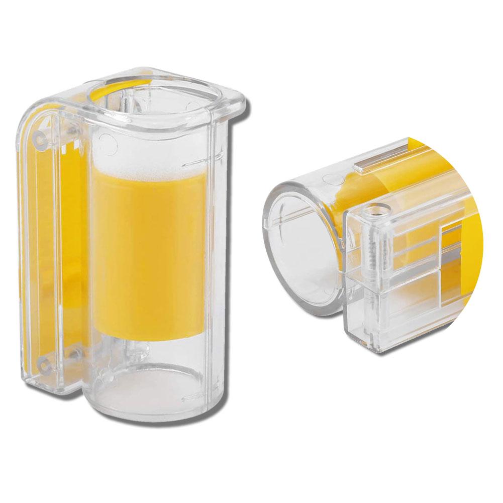 Marqueur de Reine d'Abeille Catcher Plastique Une Main Bouteille Marqueur Piston Peluche Outil Apiculteur