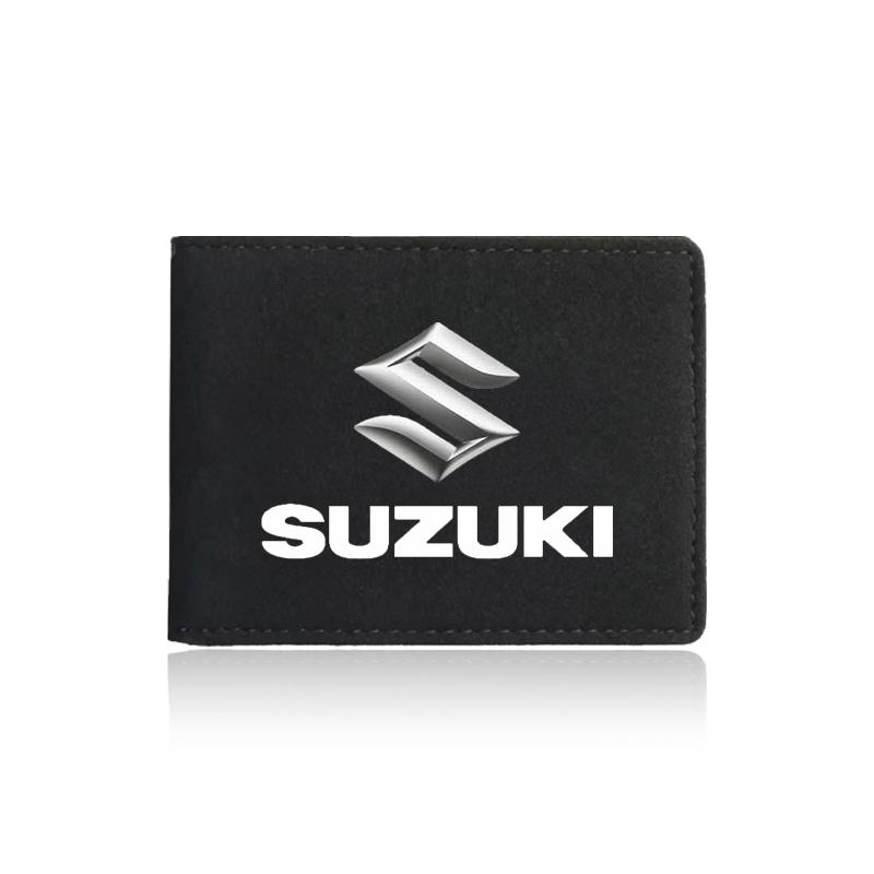 1Pcs Car Emblem Driver License Cover ID Credit Card Holder for Suzuki Swift SX4 Samurai Sport Jimny Grand Vitara Alto GW250 Splash Swace