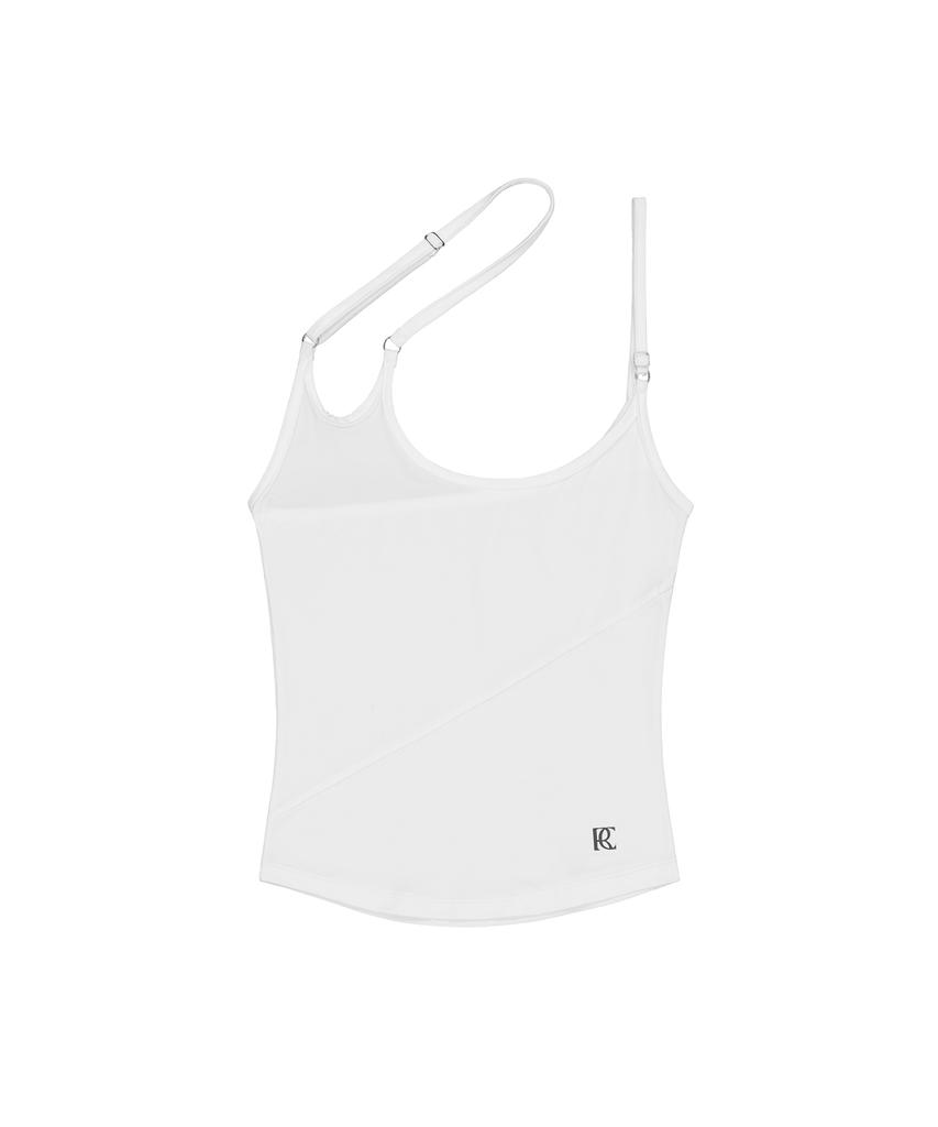 ROCKCAKE Slash Strap Sleeveless - White