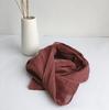 30x220cm Spring And Summer Retro Wrinkle Scarf Narrow Long Design Solid Color Pure Linen Scarves Lenghten Scarf For Women