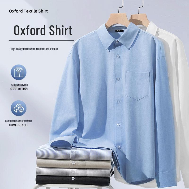Jeep Men's Business Casual Long Sleeve Shirt
