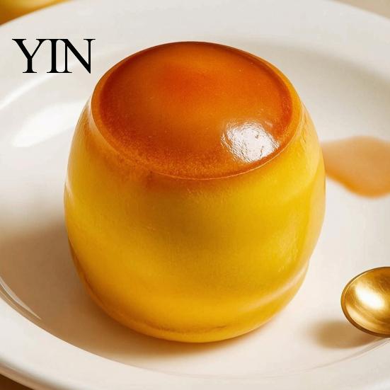 Hand Exercise Ball 1/2Pcs Stress Relief Crunchy Pudding Toy, Fake Caramel Squeeze Dessert Sensory Fidget Toy Simulated Gift for Adults Kids