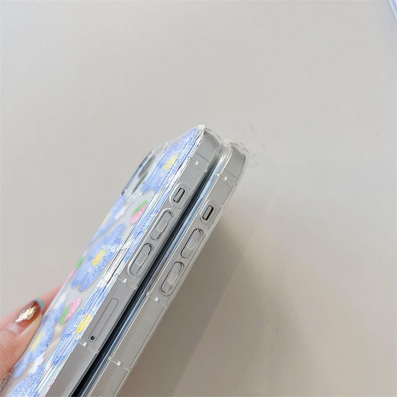 Daisy Flower Clear Phone Cases For iPhone 14 Pro Case iPhone 13 14 16 15 11 12 Pro Max X XR XS 6 7 8 Plus SE 2 Fundas Soft Cover