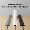 1Roll 3METERS/118.11IN Cable Cover Protector PVC Self-Adhesive Wire Protection Strip Wear Resistant Prevent Trip Wall and Floor