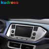 For Volkswagen VW T-cross Tcross 2018      Steel Car Navigation GPS Panel Cover Trim  Interior Accessories
