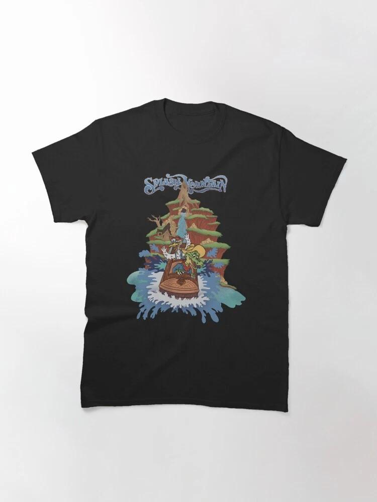 world Splash Mountain 2 Retro Logo Classic TShirt Unisex Style S