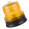 2V Solar Flashing Strobe Beacon Emergency LED Warning Light Car Auto Lamp Yellow