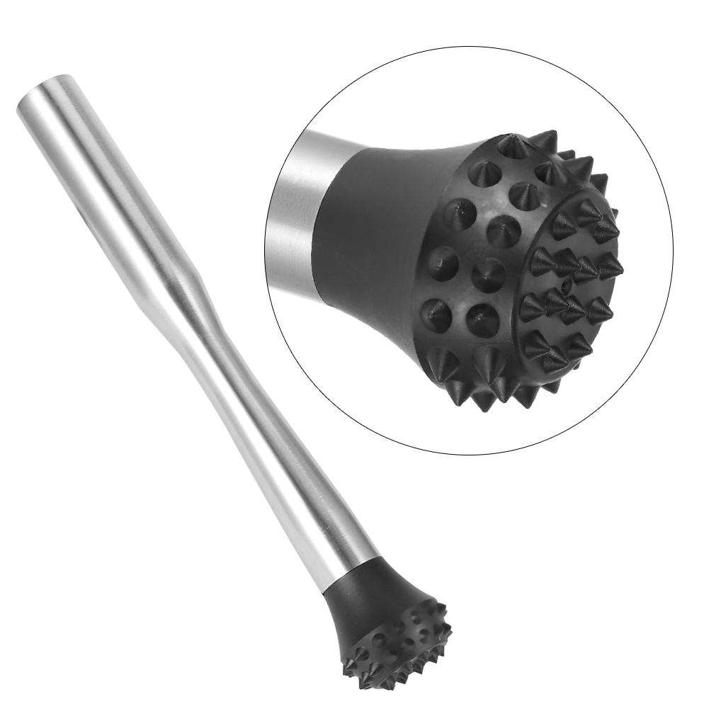 Stainless Steel Ice Crushing Rod Bar Cocktail Wine Muddler Mixing Stick Barware Tools