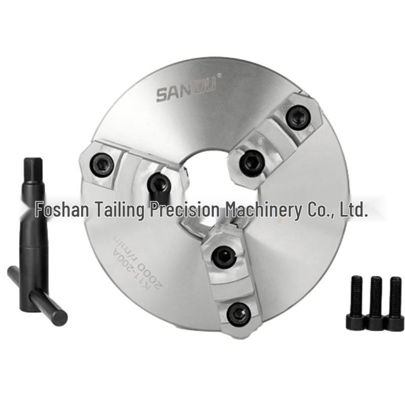 In-Stock Three-Jaw Self-Centering Lathe Chuck K11160A/200A with Separating Jaw - Manual Operation