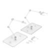 BANDAI SPIRITS Action Base 6 Klar farge