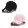 New Fashion Sparkling Cotton Baseball Cap With Adjustable Sunshade For Adults