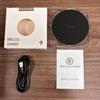15W Circular Wireless Fast Charger with 1m Type-C Cable 35W Portable Desktop Charger