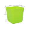 10pcs Mini Basin Square Flower-Pot Succulent Plant Trays Garden Nursery Pots Flowerpot For Home Office Decor-DIY