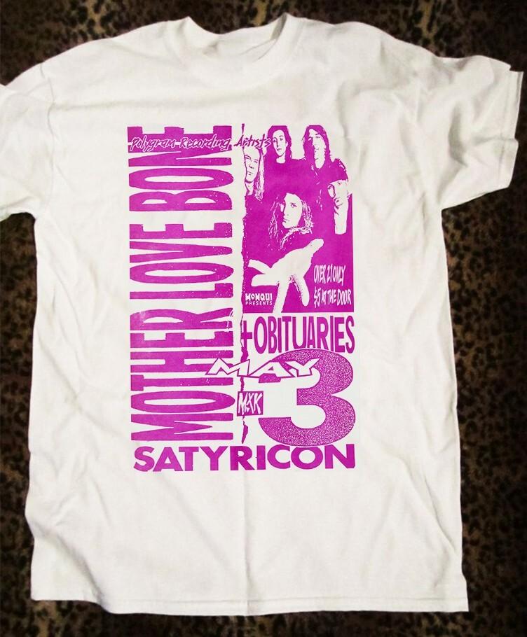 

Mother Love Bone Satyricon Concert Adult Unisex T-Shirt UU992 XL